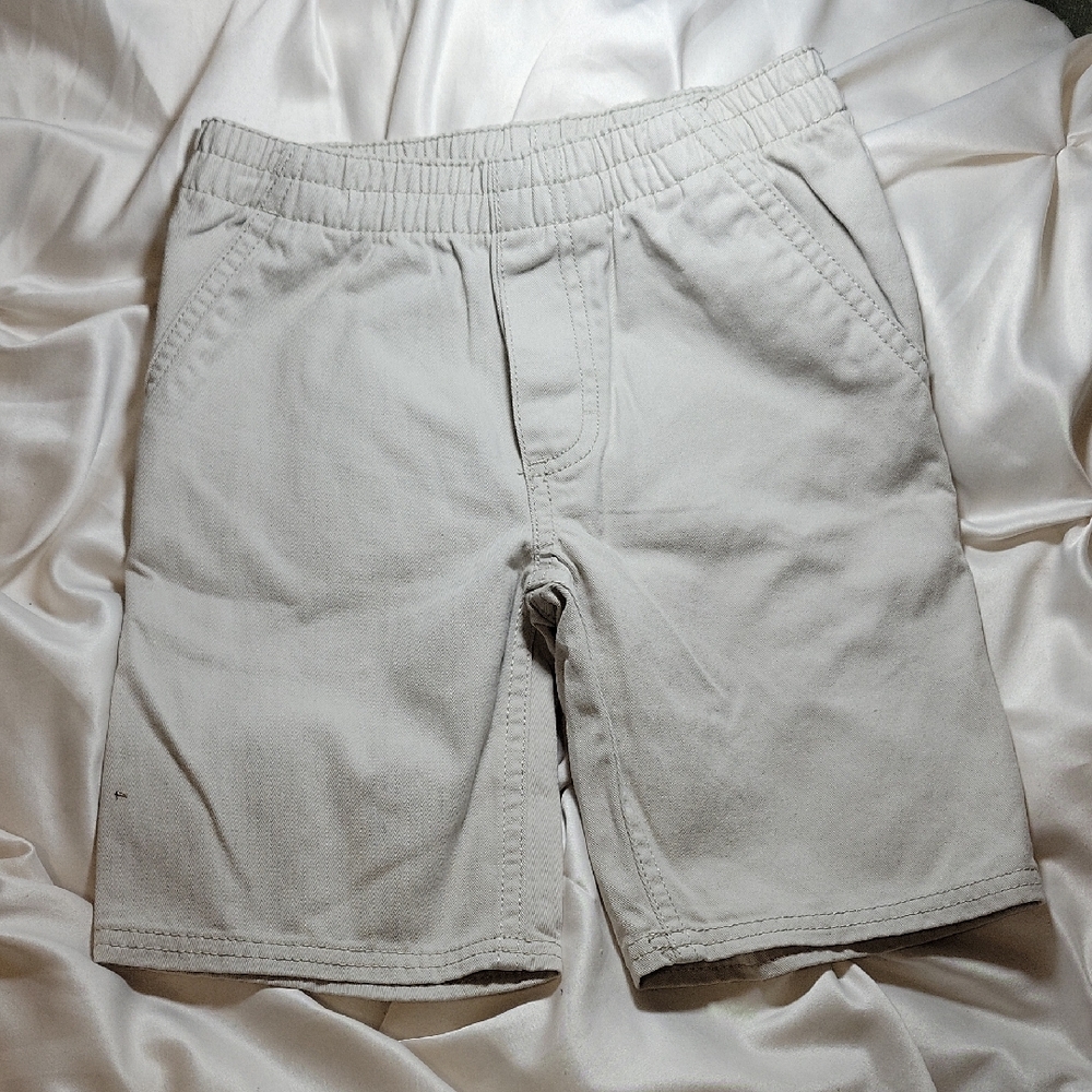 Nautica Kids Light Gray Elastic Waist Shorts
